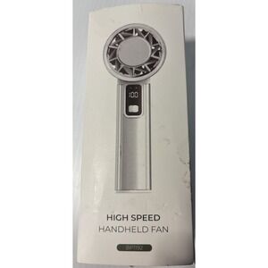 High Speed Handheld Fan 5 Speeds Rechargeable - New In Open Box